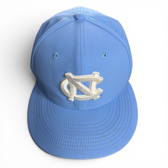 Nike Other - Nike True North Carolina Tar Heels Blue Fitted Hat 7 1/4 Carolina UNC Logo Cap